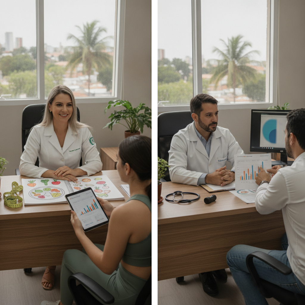 Diferença entre Nutrição e Nutrologia em Goiânia