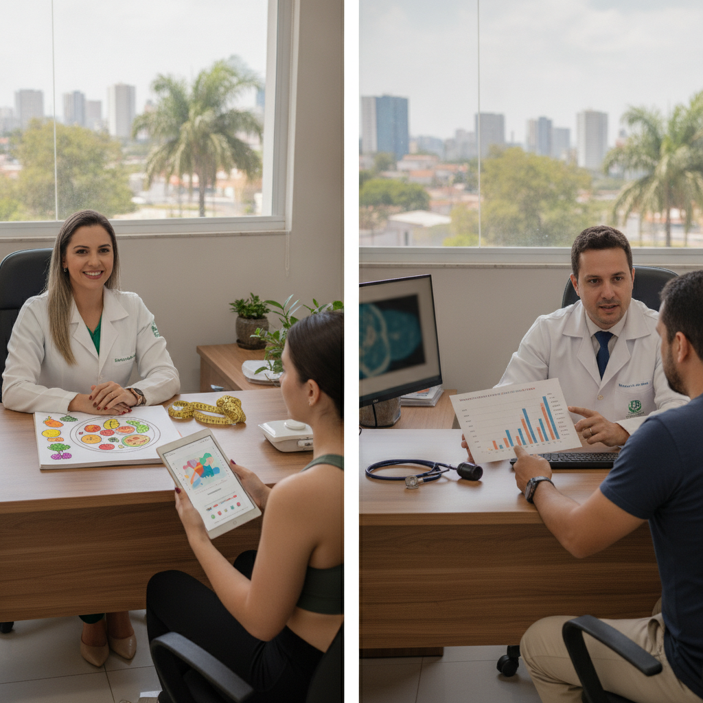 Diferença entre Nutricionista e Nutrólogo em Goiânia
